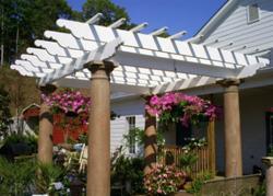 Custom Pergola Design 5022 - Exterior Custom Garden Structures - Chadsworth Columns: shop.columns.com